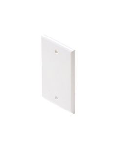 Eagle 10 Pack Blank Wall Plate White 1 Gang Single Flush Mount Wall Cover Plate White Installation Box Cover, High Impact ABS Construction Pack Single