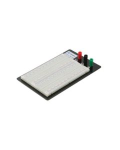 Steren 509-030 Solderless Breadboard TP 1680 Tie Point Protoboard 19-29 AWG Electronic Projects Test Reusable Prototyping ABS Polymer, Part # 509030