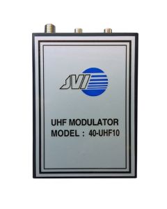 Eagle UHF-10 UHF Modulator RF Audio Video Variable Single Channel Output 14 - 32 Modulates Audio and Video Distribution Modulator Single Input JVI 40-UHF10 Audio Video Cable, Part # UHF-10