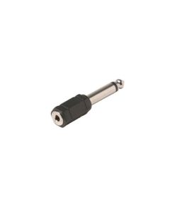 Steren 251-156 3.5mm Mono Jack to 1/4" Mono Plug Nickel Plated Contacts Headphone Plug Adapter 3.5 mm to 1/4 Inch Mono Plug Converter Head Phone Jack Audio Signal Plug Connector, Part # 251156