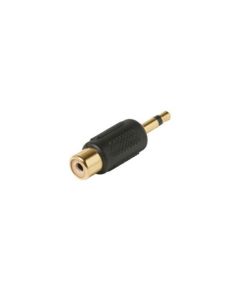 Steren 251-200 RCA Female to 3.5mm Mono Plug Adapter Gold Plated Commercial Grade Jack Adapter Converter 3.5 mm Mono Plug Head Phone Jack Adapter Audio Plug Connector