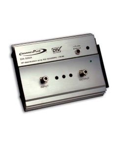 Linear DA-500A RF Distribution Amplifier DA500A 18 dB Gain Antenna / CATV Pre-Amplifier, EMI Rejection, 1 Input, 1 Video Output, Part # DA-500-A