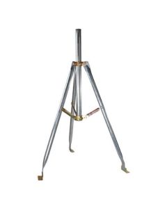 Steren 221-120 Satellite Antenna Tripod Mount 3' FT Antenna Satellite Dish Mast Pipe Support Kit with Anchors TV Off-Air Outdoor Signal  Rooftop Support Bracket Hardware Mount, Part # 221120