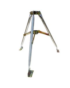 Eagle 2' FT Antenna Tripod Mount Mast Up To 2 1/8" O.D. To 1 1/4" Diameter  Support Roof Top TV Portable Off-Air Signal 2 1/8" to 1 1/4" Mast Pipe Diameter DBS DSS Satellite Dish Steel Mast Pipe Rooftop Bracket