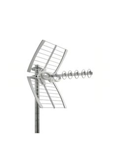 Fracarro Sigma6HD Highest Gain Wideband YAGI/Reflector UHF Directional Antenna  FREE 50 FT of RG6 Coax