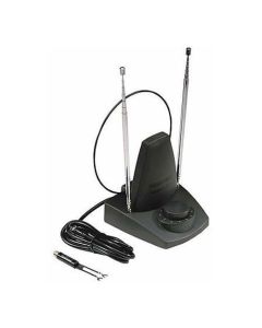 RCA ANT115 TV Antenna Indoor Passive with Fine Tuning UHF VHF FM Digital HDTV Indoor HDTV Antenna Digital MANT200 Tunable Local Channel Signal Aerial with Smart Tuner