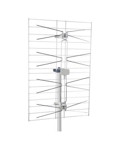 Fracarro PU4AF-LTE UHF 4 Bay Directional Antenna Plus 50 FT RG6 Coax Cable