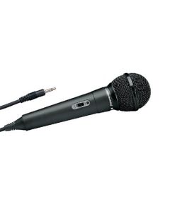 Eagle Dynamix Microphone Unidirectional 8 FT Cord 1/4 6.3 mm Plug Mono Multi Purpose Cardiod Pattern Shield Cable with 1/4" Mono Audio Plug, Black Finish, Part # 270100-BK