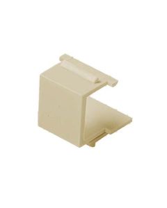 Eagle Blank Keystone Insert 10 Pack Ivory QuickPort Flush Snap in Modules, Audio Video Data Junction Box Snap-In Network Jack
