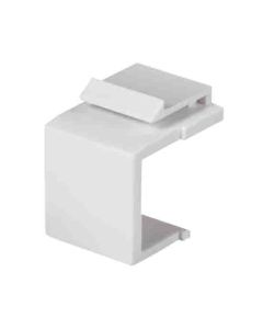Eagle Blank Keystone Insert 10 Pack White Wall Plate QuickPort Plug 1 Pack Flush Mount Snap-In Modules, Audio Video Data Junction Box Snap-In Network Jack