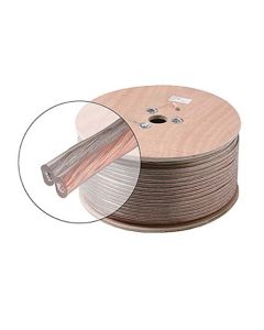 Steren 255-315CL 250' FT 14 AWG GA Speaker Cable Wire 2 Conductor Copper Polarized Bulk Standard Performance Sound Quality Oxygen Free Audio Speaker Cable Stranded Flexible, Part # 255315CL