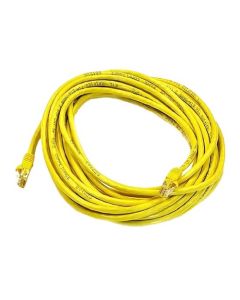 Steren 308-614YL 14' FT Yellow CAT5e Patch Cable 23 AWG Copper UTP 350 MHz Molded Booted RJ45 Network Snagless 24 AWG Stranded Male to Male RJ-45 Enhanced Category 5e High Speed Ethernet Data Computer Gaming Jumper, Part # 308614-YL