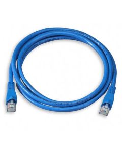 Steren 308-610BL 10FT Blue CAT5e Copper Patch Cable UTP 350 MHz Molded Booted RJ45 Network Snagless 24 AWG Stranded Male to Male RJ-45 Enhanced Category 5e High Speed Ethernet Data Computer Gaming Jumper, Part # 308610-BL