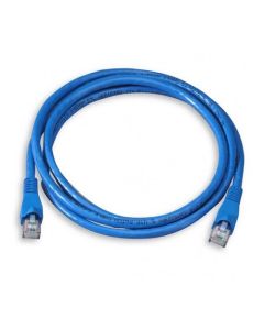 Steren 308-614BL 14' FT Blue CAT5e Patch Cable 24 AWG Copper UTP 350 MHz Molded Booted RJ45 Network Snagless 24 AWG Stranded Male to Male RJ-45 Enhanced Category 5e, Part # 308614-BL
