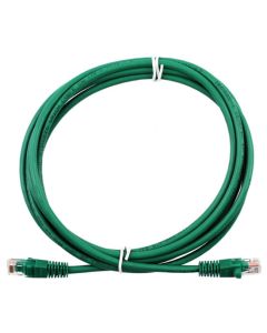 Vanco 10' FT CAT5e Patch Cable Cord Green 350 MHz UTP Network Molded Snagless 24 AWG Copper Stranded RJ45 Male to Male RJ-45 Enhanced Category 5e High Speed Ethernet Data Computer Gaming Jumper, Part # CAT5E10