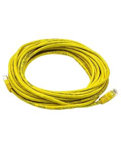 Steren 308-625YL 25' FT Yellow CAT5e Patch Cable Copper UTP 350 MHz Molded Booted RJ45 Network Snagless 24 AWG Stranded Male to Male RJ-45 Enhanced Category 5e High Speed Ethernet Data Computer Gaming Jumper, Part # 308625-YL