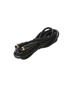 Eagle 50' FT S-Video VHS Gold Plate Cable 4 Pin Mini Din Male to Male Cable with Gold Plated Din Each End Shielded Digital Video Cable TV Connection Cord Premium Output Input Hook-Up Jacks
