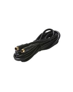 Eagle 75' FT S-Video Cable Male to Male 4 Pin VHS Shielded Gold Plated Din Each End Shielded Digital Video Cable TV Connection Cord Premium Output Input Hook-Up Jacks