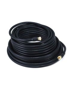 50' FT Indoor/Outdoor RG6 Coaxial Cable Channel Master with Gold F Plug Connectors RG-6 75 Ohm Coax Cable Jumper Digital Satellite Dish TV Antenna Video Signal Distribution Line, Part # CM-3151