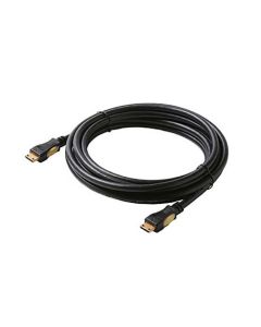 Eagle 3' FT HDMI Cable Type C Male to Type C 1.3A Mini 19 Pin Gold Video High Speed 1.3 1080P Category 2 Black Digital HDTV Gold Series Certified Approved Multi-Media Interface Interconnect with Gold Connectors