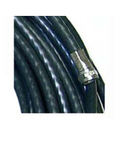 Steren 215-403BK High Grade RF Cable Coaxial Male Gold F-Connector Each End 3' FT RG6 Black Satellite RG-6 F to F Audio Video Signal 75 Ohm Shielded Coaxial Cable HDTV Jumper, Part # 215403-BK