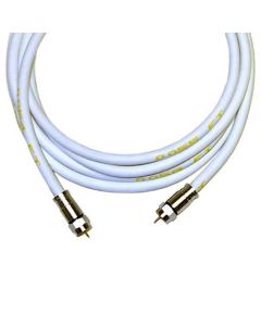 Monster Cable SV-RG6 CL 3' FT Coax Cable RG6 Jumper Digital 75 Ohm with Heavy Compression F Type Connectors, CATV Double Shielded HDTV High Resolution, UL Listed, High Flexibility, Part # SVRG6CL-3