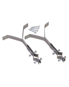 EasyUp EZ 30-8 8" inch Antenna Mast Wall Mount Y Type Heavy Duty Set of 2 Mast Size Up To 1-1/4"