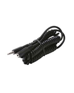 Steren 255-185 10' FT Coiled 3.5mm Stereo Headphone Extension Cable Male Stereo Plug to Female Stereo Jack Audio Adapter Extension