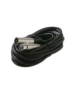 Steren 255-295 20' FT XLR Microphone Cable Balanced to XLR Female 3-Pin Audio XLR 20' FT Micro-Phone Cable with XLR Audio Plug to 3-Pin XLR Jack Microphone Extension Cable, Part # 255295