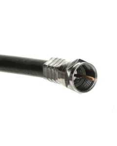 Eagle RG-6 Coaxial Cable Solid Copper 5' FT F-Connectors Each End Radial Compression Weatherproof RG6 Connectors with O-Ring Seal DIRECTV Approved Digital Satellite Dish TV Antenna 75 Ohm, Part # DTV-S3X5