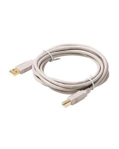 Steren 506-460 10' FT A-B USB Cable 2.0 USB A to B Male to Male Backwards Compatible with USB 1.1, Flexible PVC Jacket with 24K Gold Contacts, UL Listed, Part # 506460