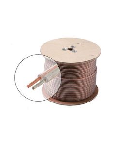 Steren 255-514 100' FT 14 AWG GA Speaker Cable Wire 2 Conductor Copper Polarized Bulk High Performance Sound Quality Oxygen Free Audio Speaker Cable Stranded Flexible, Part # 255514