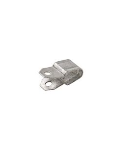 Steren 400-530 Steel E-Drop Cable Clip Metal Clamp Coaxial Wire for Overhead Drop Installation Secure to Wood or Masonry, Galvanized E-Drop Coaxial Cable Clip Wire Strap Holder Fastener, Part # 400530
