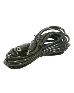 Steren 252-651 1.5' FT 2.5mm Male to 2.5mm Female Stereo Audio Cable Sub Mini Dubbing 2.5 mm Stereo Jack to 2.5 mm Stereo Plug Extension Cell Phone Audio Cable, Nickel Plated Contacts for Improved Performance, Part # 252651