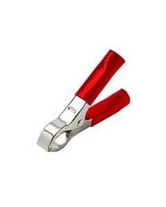 Steren 258-661RD 3" Inch Battery Clamp 30 Amp Connector Red Jaw Insulated Handles Alligator Clip, Insulated 30A Battery Jaw Clamp, Sold as Single Red, Part # 258661-RD