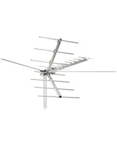 Channel Master 2016 Digital Advantage TV Antenna Outdoor Directional Yagi HDTV VHF High Band UHF 22 Element 45 Mile Mid-Range Off-Air Local Digital Signal Channel Television Aerial