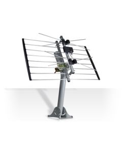 Channel Master 4220M Two Bay HDTV UHF Antenna CM-4220M 2 Bay with J-Pipe Mount Aerial Bowtie Outdoor Roof Top Local Signal Bow Tie