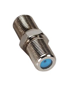Steren 200-058-10 2.5 GHz F-81 Coupler 1" Long Barrel Splice High Frequency 10 Pack Female to Female Adapter Connector Cable Coax Barrel Jointer Coupling Audio Video Coaxial Cable Splice Plug Extension, Part # 200058-10