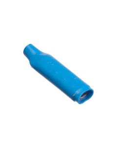 Steren 300-077-100 B-Wire Connector Bean with Gel Filled Blue Crimp Type Insulated Butt 19-26 AWG Solid Wire Copper Wire Splice, Sold as 100 Pack, Part # 300077-100