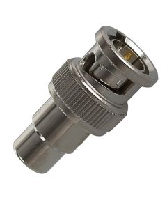 Steren 200-173-10 BNC Male to RCA Female Adapter 10 Pack Nickel Plated Brass Construction Commercial Grade BNC Adapter Plug Standard Converter, RF Digital Audio Video Component, Part # 200173-10