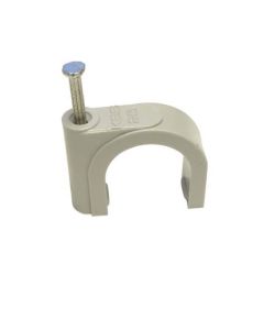 GB Gardner Bender PSW-165 50 Pack 1/4 Coaxial cable Staple White RG59 RG6 Single Nail Fastener Modular Telephone Data Line Clips Straps, Video Signal Wire Holder Clamp, Part # PSW-165