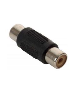 Steren 251-115 RCA Female Coupler Composite Video Adapter Nickel Plate Cable Jack to  Jack Female to Female Combines Two RCA Cables Adapter Jack Double In-Line Splice 1 Pack, Part # 251115