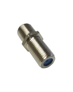 ASKA AF-81CB 3 GHz F81 Coupler Female to Female Barrel 1" Long Splice Coaxial Cable High Frequency 1 Pack Adapter F-81 Connector Barrel Jointer Coupling Audio Video Splice Plug Extension
