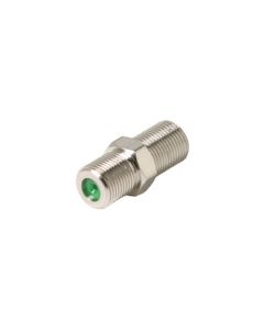 Steren 200-059 3 GHz F-81 Splice Coupler Adapter F Connector Female to Female High Frequency Barrel 1 Pack Coaxial Cable Jointer Coupling Audio Video Plug Extension