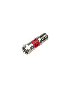 Steren 201-406 6 dB Inline Attenuator DC Block F to Male Nickle Plated Coupler 5 - 1750 MHz Connector Female to Male 1 Pack Coaxial Coupler Audio Video Adapter Connector, Part # 201-406