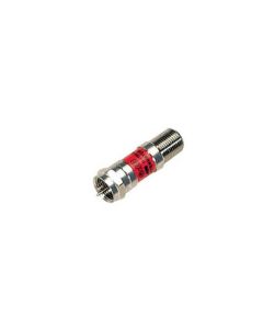 Eagle FAM-8 8 dB Attenuator Inline 5 - 2150 MHz 20 dB Return Loss F-Type Coaxial Female to Male Pad DC Block 75 Ohm Fixed 22 Gauge Spring Steel Nickle Plated In-Line Coupler Connector 1 Pack