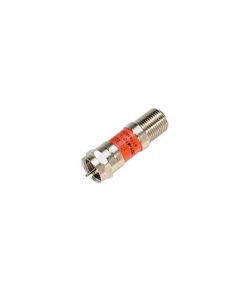 Eagle 10 dB Attenuator Pad Inline Female Male F-Type 75 Ohm In-Line Fixed 5 - 1750 MHz 22 Gauge Spring Steel Nickle Plated Coupler Connector 1 Pack