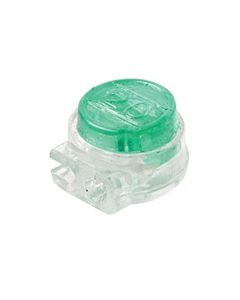 Scotchlok UG Connector Box 100 Telco 19 - 26 Gauge Green Butt IDC Green Butt-Tap Gel-Filled Connector 3M Type 1 Pack Modular Telephone Wire Conductor Data Signal Cable Squeeze Crimp Audio Connectors