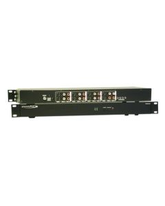 Channel Plus SVM-24 4-Channel S-Video Stereo Modulator with I/R Control Quad Plus Four AV 25 dB Output Signal Four Input S-Video Modulator Rack Mountable