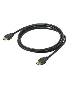 Steren 517-303BK 3' FT HDMI Cable 1.4 Male to Male Ethernet High Speed 3D Approved 4096x2160 10.2 Gbps HDTV Digital Video Resolution Male to Male High Definition Multi-Media Interface Interconnect with Gold Contacts, Part # 517303-BK